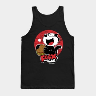 Felix try to eating delicious burgers Tank Top